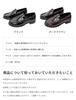 PAFHL Lightweight Size for Commuting to Made of Premium Leather Women's Loafers, Black, 25, School, (old edition, cm2412-old, Black)