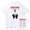 Bruno Mars The Romantic Tour 2026 Tričko Krátký Rukáv Bavlna Dámské I Just Might Trička Ležérní Měkké Unisex Trička Topy