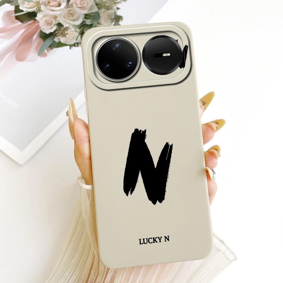 For Huawei Nova 15 Pro Case Cover Aesthetic Luxury A-Z Letters Cool Crown Silicone Phone Case For Huawei Nova 15Pro KLE-AL00U