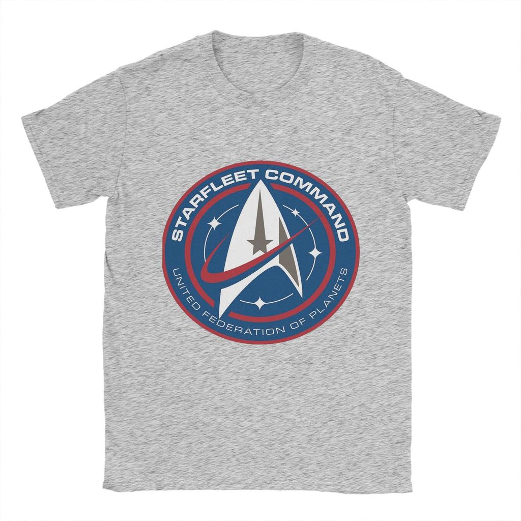 S-Stars T-Treks Discovery Starfleet Men's T Shirts  Novelty Tees Short Sleeve O Neck T-Shirt 100% Cotton New Arrival Clothing