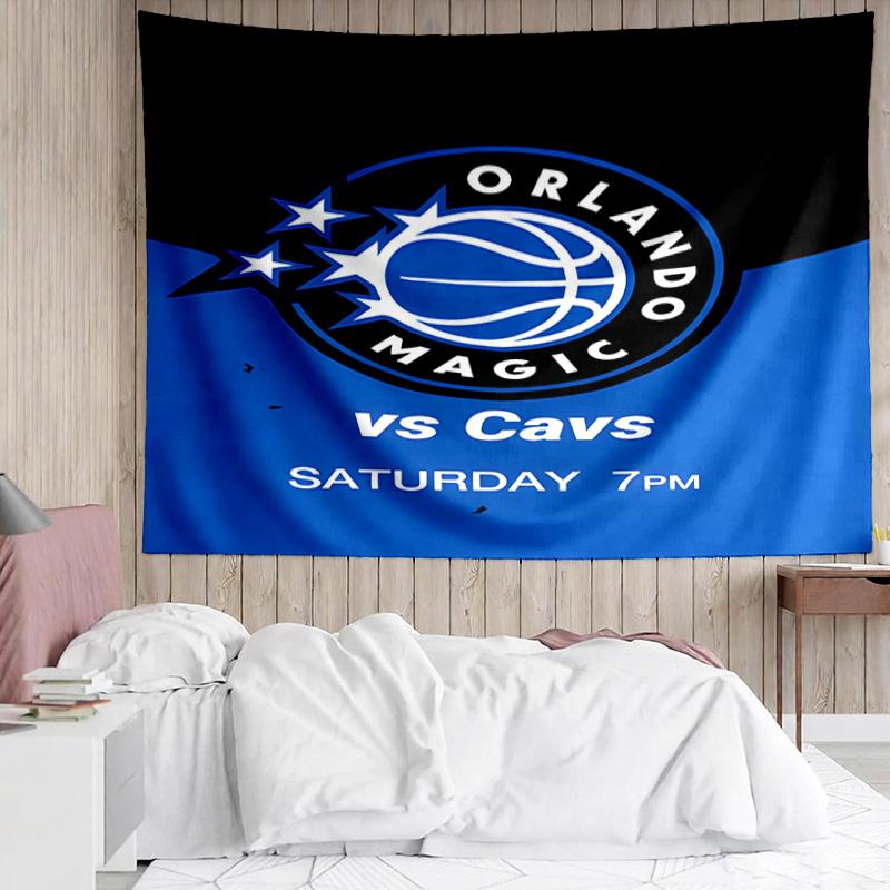 1PC Orlando Basketball Team Quick-Dry Tapestry, Unique Design Tapestry, Suitable for Bedroom,Livingroom, Playroom,Heartwarming Holiday Gifts