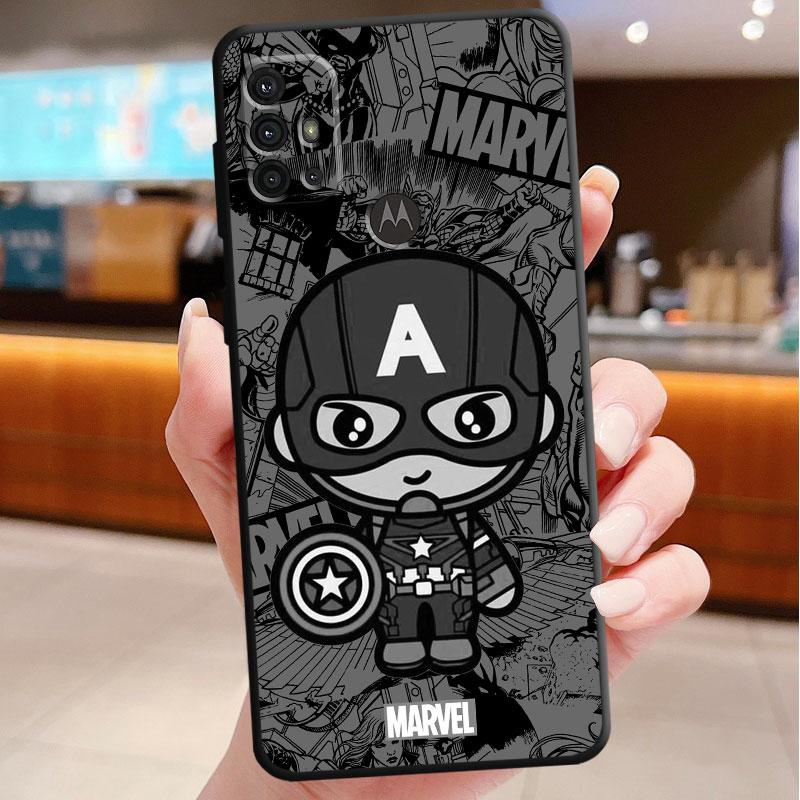 Marvel Groot Spiderman Cover Case for Motorola Moto G200 5G Edge 20 Pro Edge 30 Neo One Fusion Plus Edge 40 Pro G9 Plus