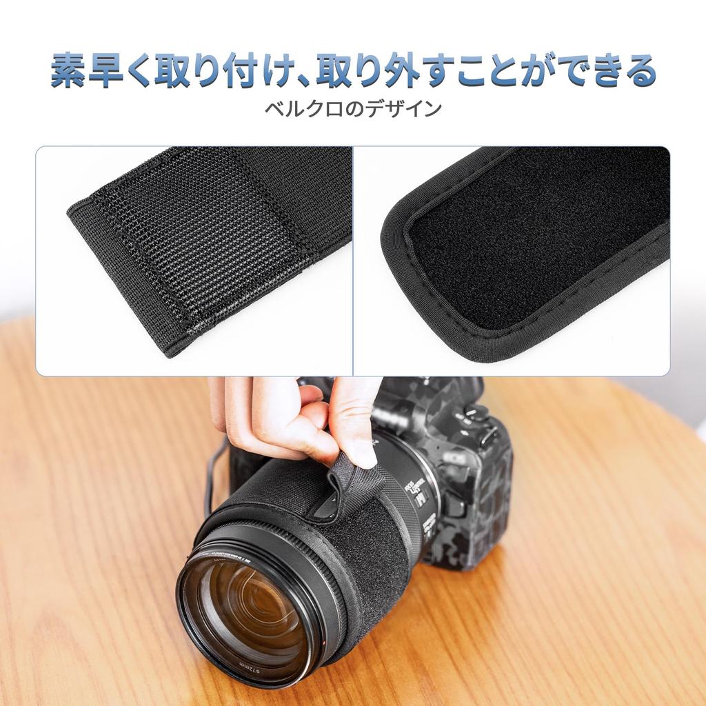 JJC Lens Prevents Condensation and Removes Night USB with Temperature Compatible with Lenses up to 80mm Velcro Perfect for Snow and Nightscape