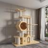 JINGRUIXIANG De Yue Lou Multi-Level Cat Tree with Condo & Scratcher