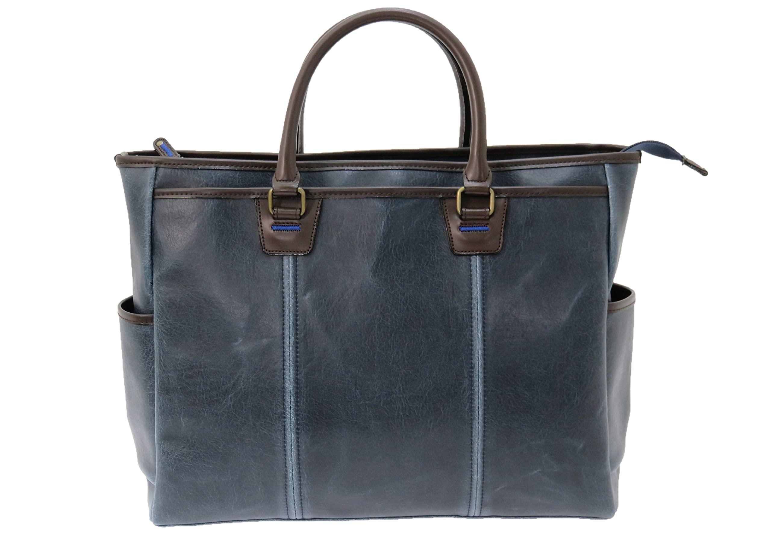 

[Ретро] [Кивада] Сумка-тоут KIWBY4989-60 Мужская Темно-синяя (ок.) 30см В x 37,5см Ш x 13см Г