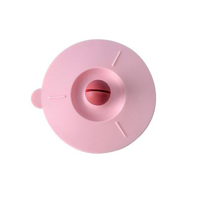 Reusable Cup Covers Dustproof Cup Lid Cover Food Grade Silicone Suction Lid Cute Seal Suction Cup Cover Tea Coffee Lids