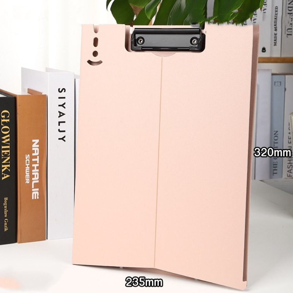 Writing Pad Stand File Folder Folding Paper Display Stand Briefcases A4 Board Clip Folder  Shelf