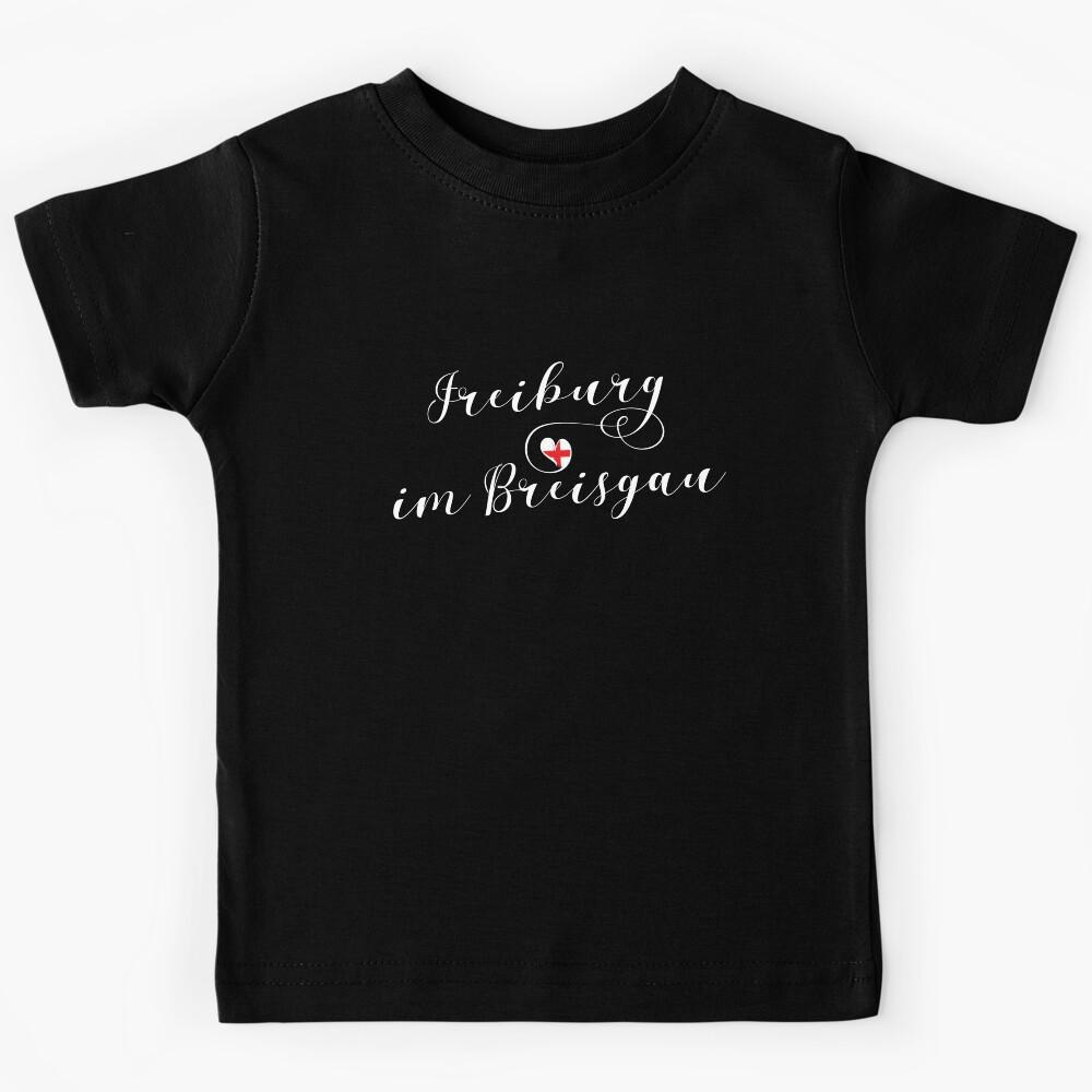 Freiburg im Breisgau Flag Heart, Baden-Württemberg Kids T-Shirt 100