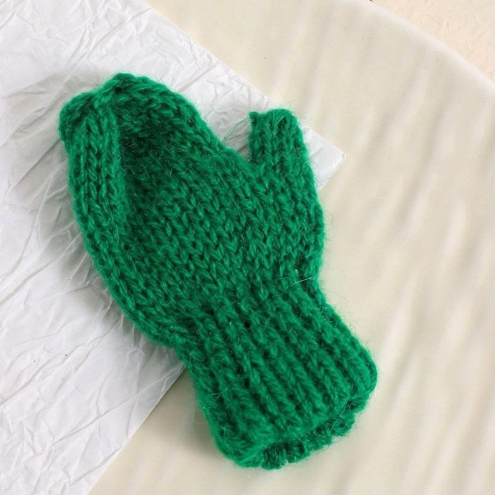 Mini Mini Knit Mittens Tiny Doll Accessories Accessories Tiny Yarn Gloves Craft