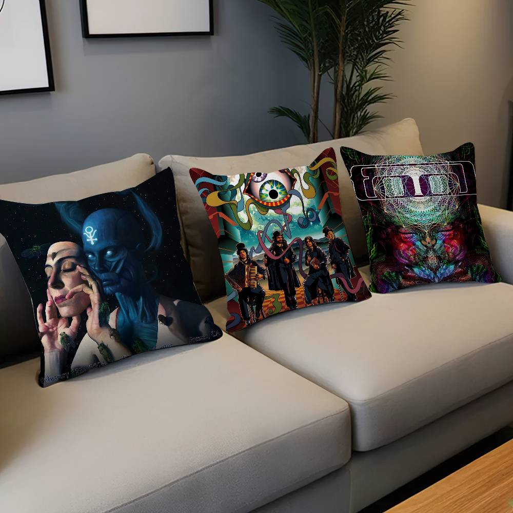 1Pc Veteran Rock Band T-Tool Cushion Cover Car Throw Pillow Case For Sofa Car Christmas Gift 40X40Cm 45X45Cm