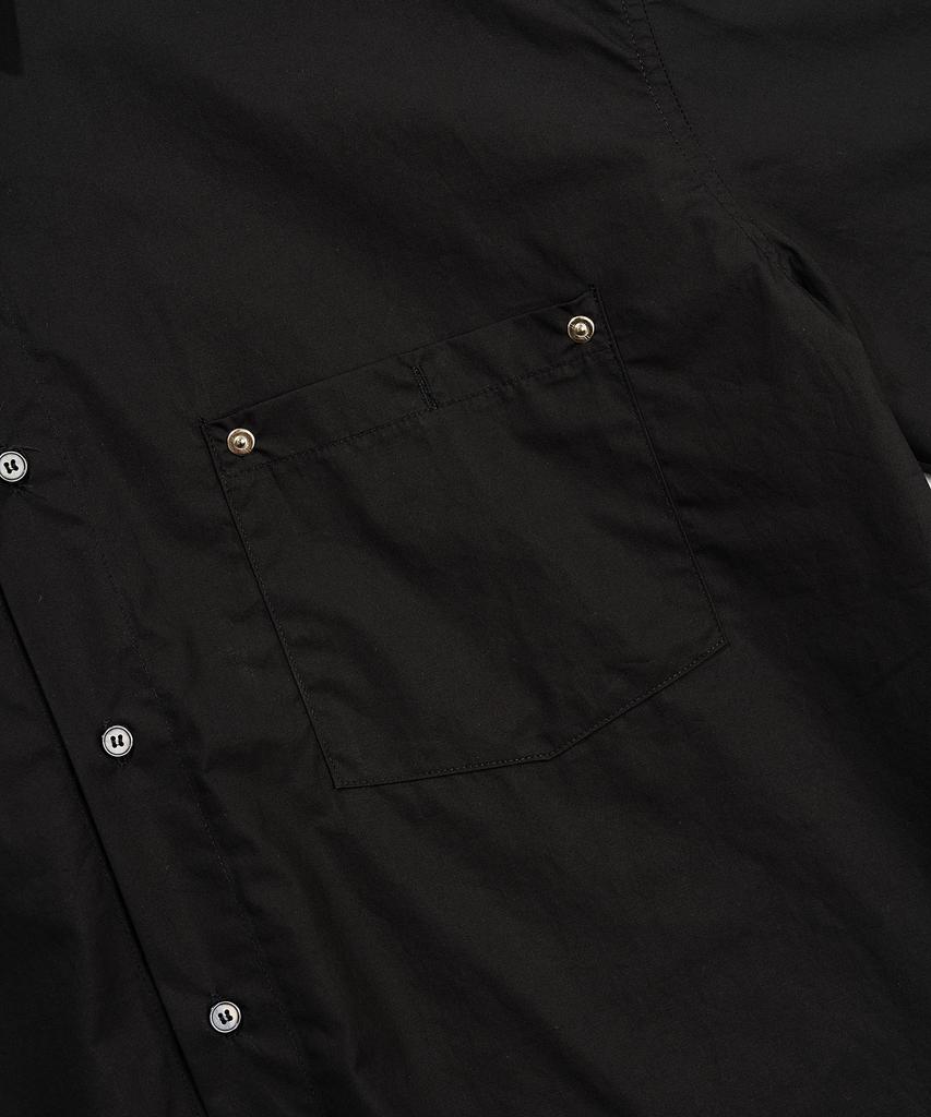 VASTIC Oversized Cotton Half Shirt_Black