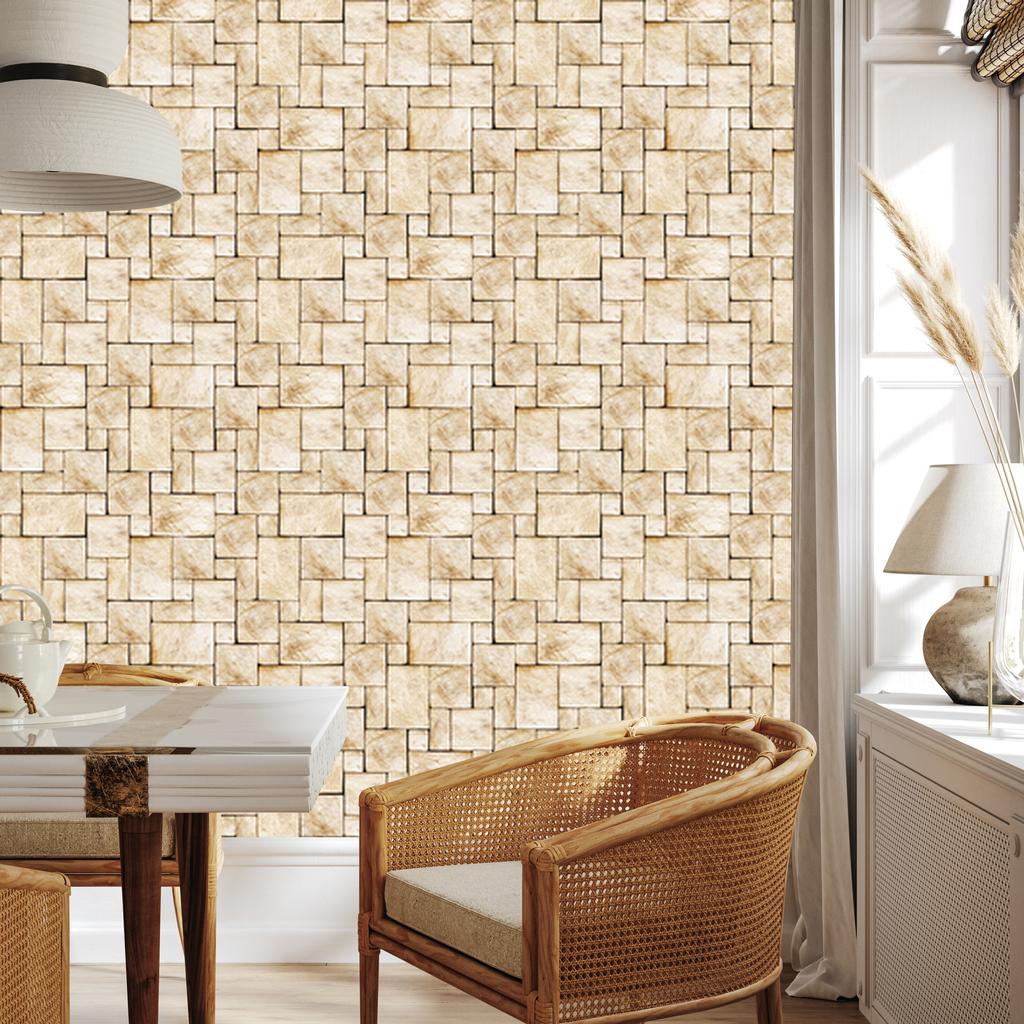 Brick and Stone Wallpaper for Living Room and Bedroom 50x1000