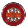 1/2/4pcs LED Trailer Truck Tail Light 12-24V Brake Stop Reverse Light Taillights Turn Signal Lamp For Lorry Van Caravan Camper