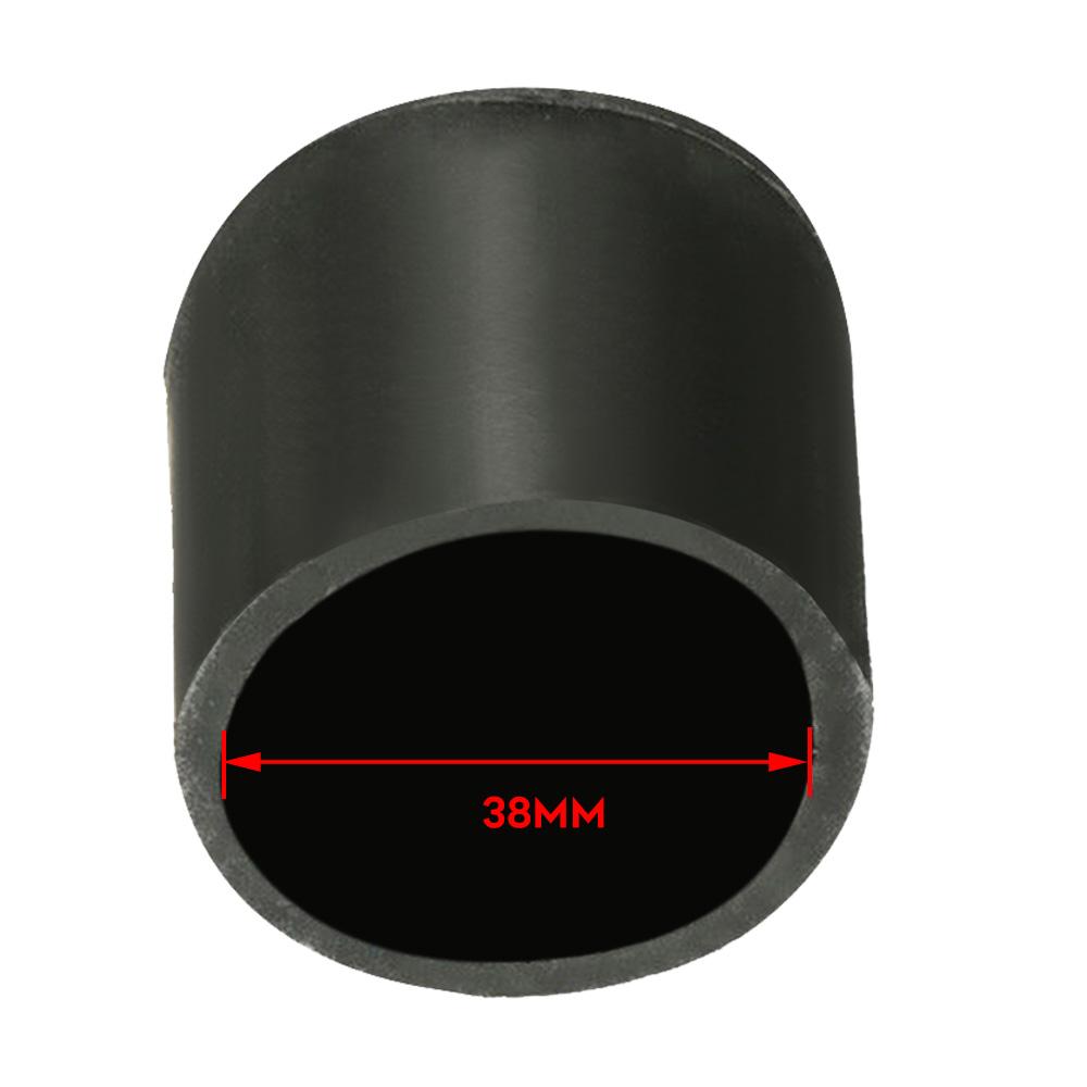 Furniture Leg Caps 4PCS Black Rubber Protector Covers for Chair Table Cabinet 16mm 19mm 22mm 25mm 32mm 40mm 50mm Inner Diameter