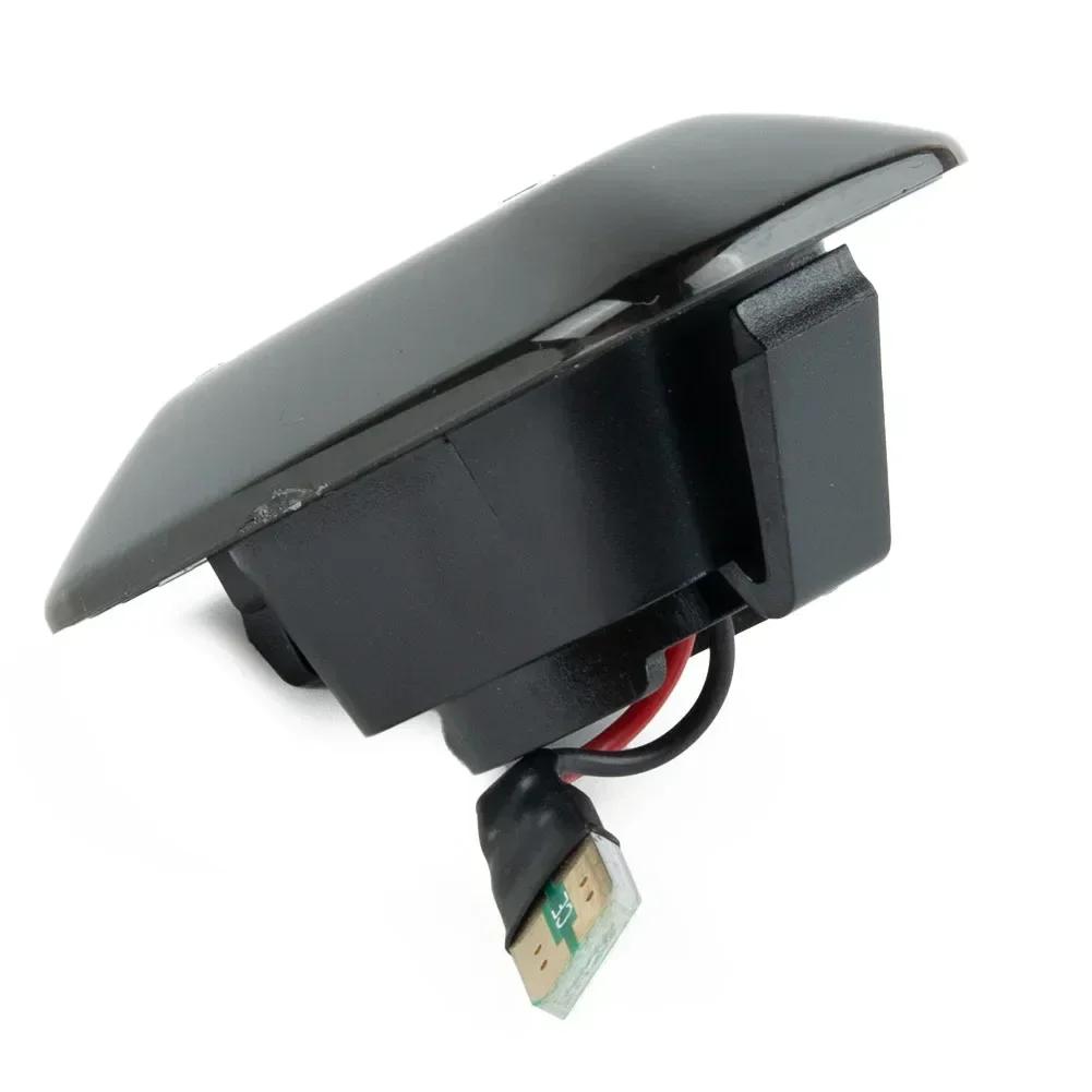 2pcs DC12V LED Side Marker Lights Indicator Amber ABS+PC+LED Turn Signal Lamps Fit For Toyota Land-Cruiser 80 Series 1990-1997