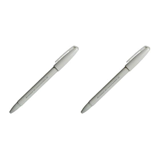 Anterique Gel Ink Ballpoint Pen 0.5mm Snow White GP1-5SW