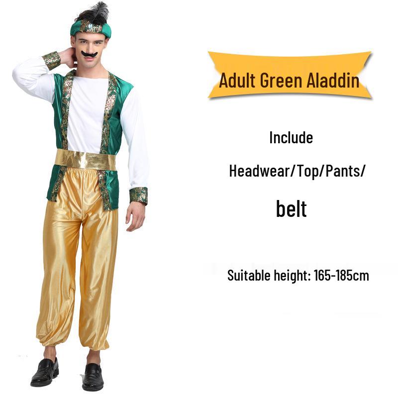 

Adult Princess Jasmine Aladdin Costume for Halloween Festival Party One Size