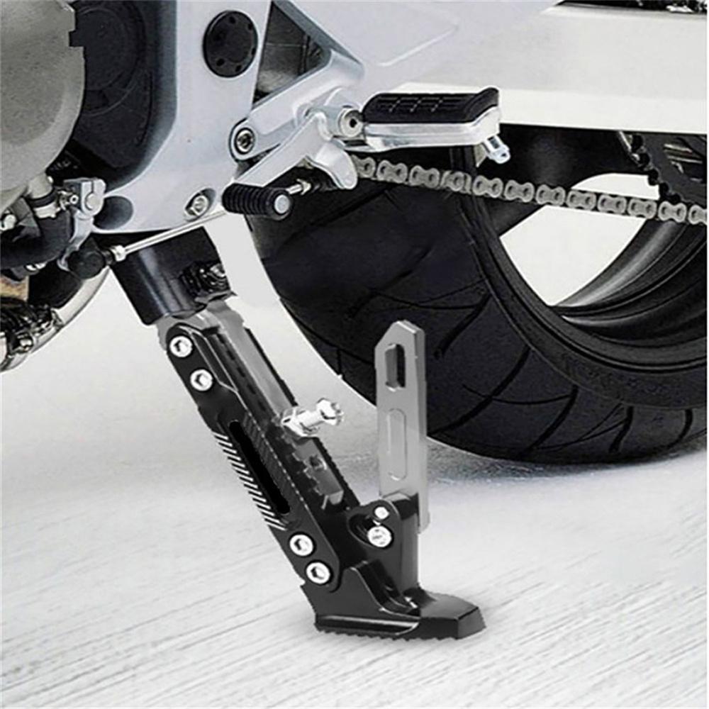 Motorcycle CNC Alloy Adjustable Side Tripod Holder High Quality Cool Styling Fall Protect