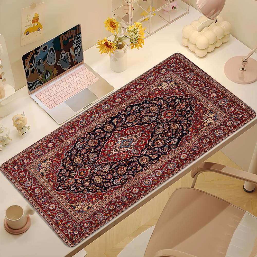 Persian Pattern Art Mouse Pad NonSlip Thickened Mousepad Large Writing Lockedge Gaming Cushion Office Student