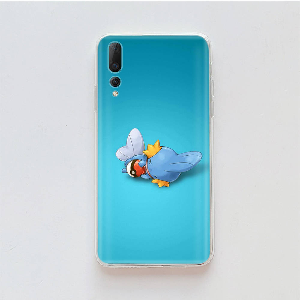 Transparent Case for Samsung A04 A14 A23 M33 M53 Realme 10 9 C35 C55 VIVO X80 Infinix Hot 30 Note 11 Tecno Spark 8P Pro P-36 Pikachu Pokémon
