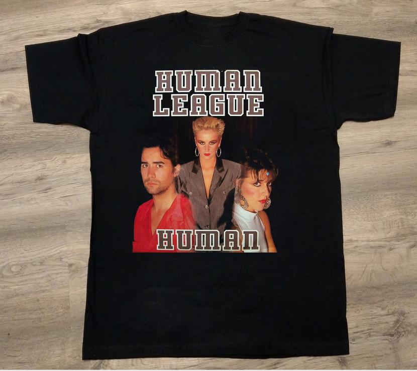 The Human League Black Cotton Shirt size S-5XL L374 S