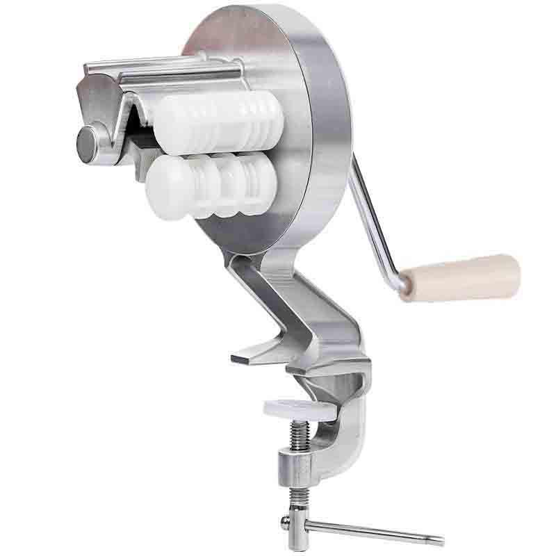 Manual Italian Pasta & Noodle Maker - Hand Crank Dough Kneader & Press