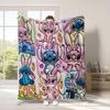 Couverture Dessin Animé Stitch Couverture Peluche Mignonne Stitch Couverture Quatre Saisons