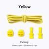 1 Pair No Tie Shoelaces Round Push The Spring Lock Sports Elastic Shoelace Suitable for All Shoes Lazy Laces Shoe Accessories