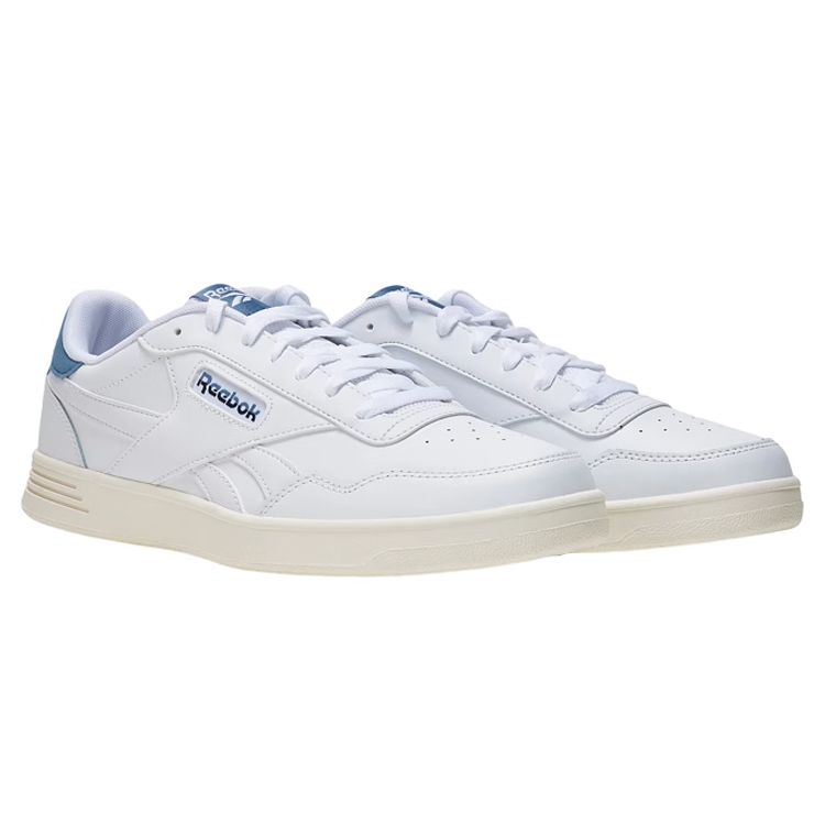 Reebok Court Advance Unisex White Blue Slate Retro Lifestyle Sneakers 100074281