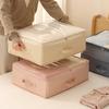 1pcs Under Bed Storage Box Foldable Underbed Organizer Bag for Clothes Quilts Blankets Home Space-Saving Storage Container