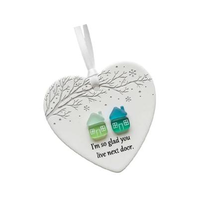 Regalo per la Casa Innovativo Decorazioni a Cuore in Acrilico con Citazione Ispiratrice Perfette per l'Esposizione Tutto l'Anno
