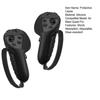 2Pcs VR Controller Cases Uninterrupted Signal Anti-shock Tasteless Anti-fall Textured Surface Protective Silicone VR Controller Protective Covers