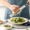 Stainless Steel Lemon Zester Grater with Handle - Garlic, Cheese, Parmesan, Nutmeg, Lime, Ginger Grater - Heavy Duty Kitchen Tool