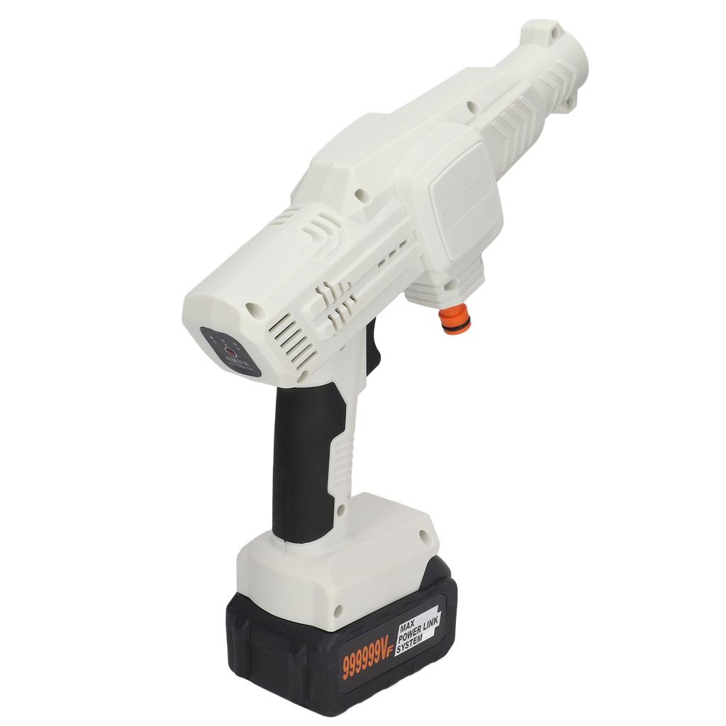 White Cordless Lithium Battery Car Washer High Pressure Cleaning Water Gun for BL1815 BL1520 BL1830 BL1840 US Plug