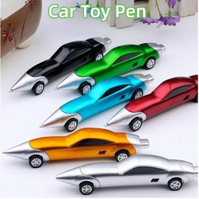 1pc forma do carro caneta esferográfica presentes das crianças caneta esferográfica criativo acessórios de escritório material