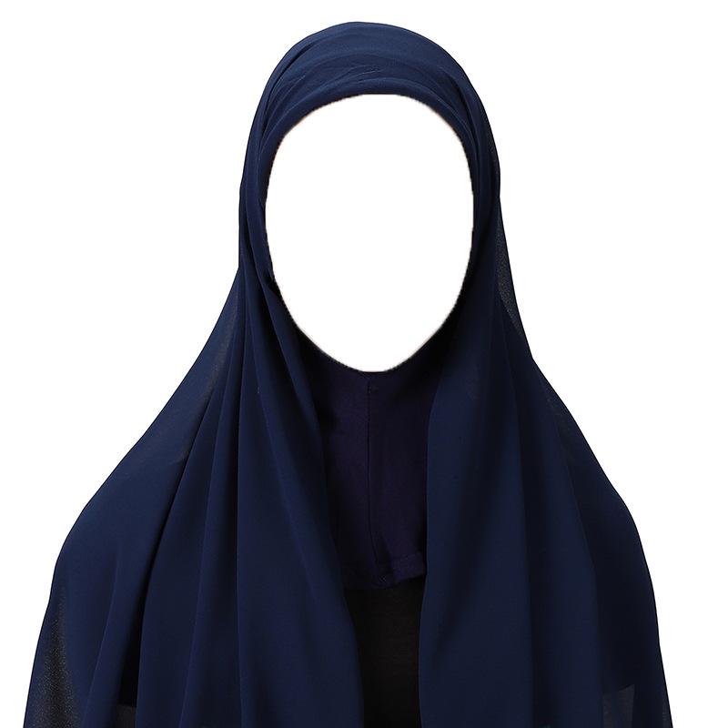High Quality Muslim Instant Hijab Scarf Women Plain Ready Easy Wear Hijab for Girls