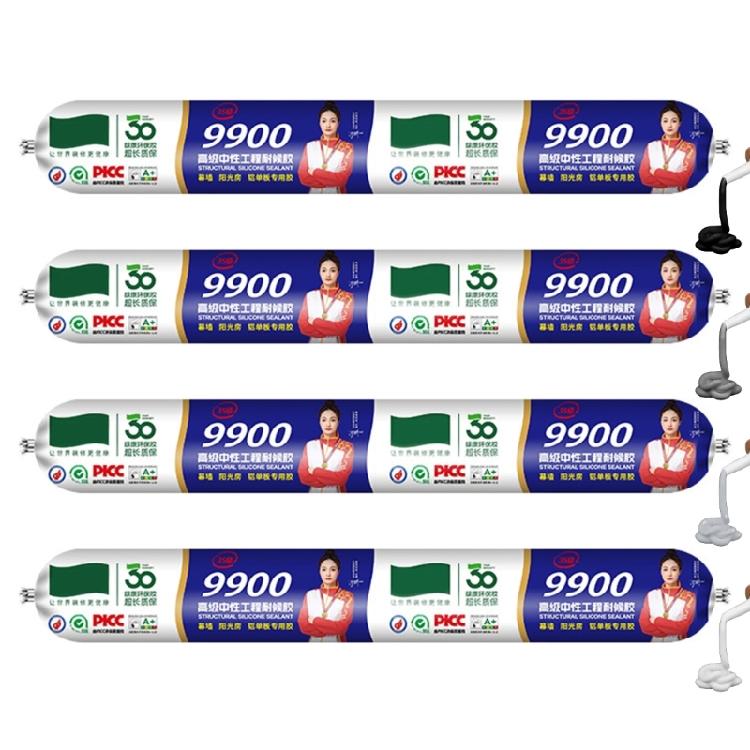 Weather Proof Clear Silicone Glues High Elasticity Waterproof Sealant For Aluminum Joints Bathroom Tiles Outdoor Construction