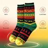 Christmas Socks Ethnic Style Cartoon Elk Red Gift Socks Men and Women Same Style