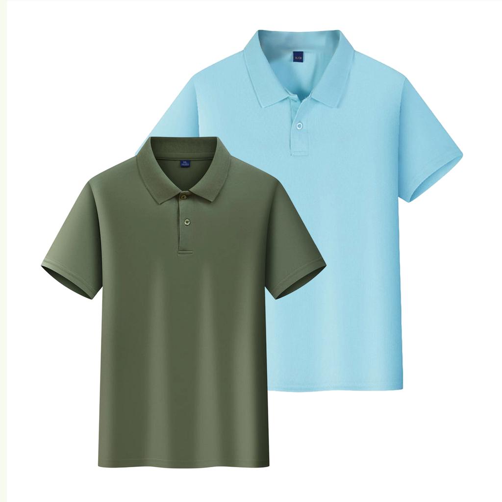 Kids Quick Dry Shirt with Collar, Short Sleeve Sports T-Shirt for Boys and Girls