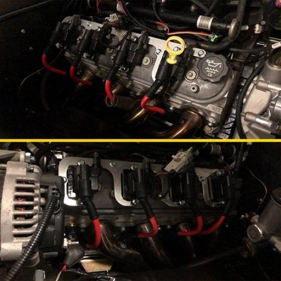 10.5Mm FOR LSx LS1 LS2 LS3 LS6 LS7 High Heat Spark Plug Ignition Wires Set EK