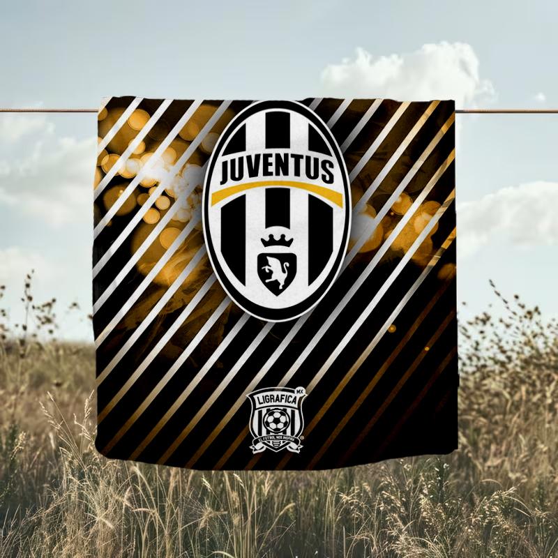 1 Stück Juventus Fußballclub Aufdruck Weiche Flanelldecke Überwurf für Schlafzimmer Wohnzimmer Sofa Camping Reise Fan Geschenke Weihnachtsgeschenke