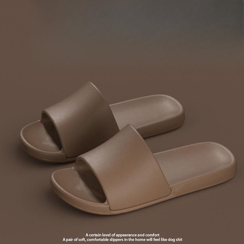 Slippers for Female Couples Wearing Outside, Non Slip Soft Bottom, Bathroom Shower, All Season Cool Slippers for Men