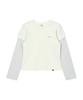 EMIS (W.) Layered Ls T-Shirt-Cream