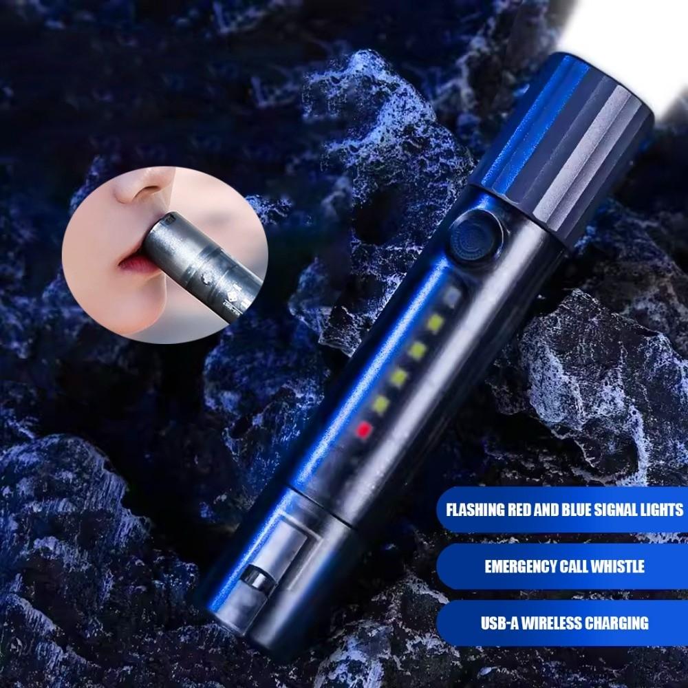 Rechargeable LED Emergency Flashlight Small Portable Flashlight  Camping