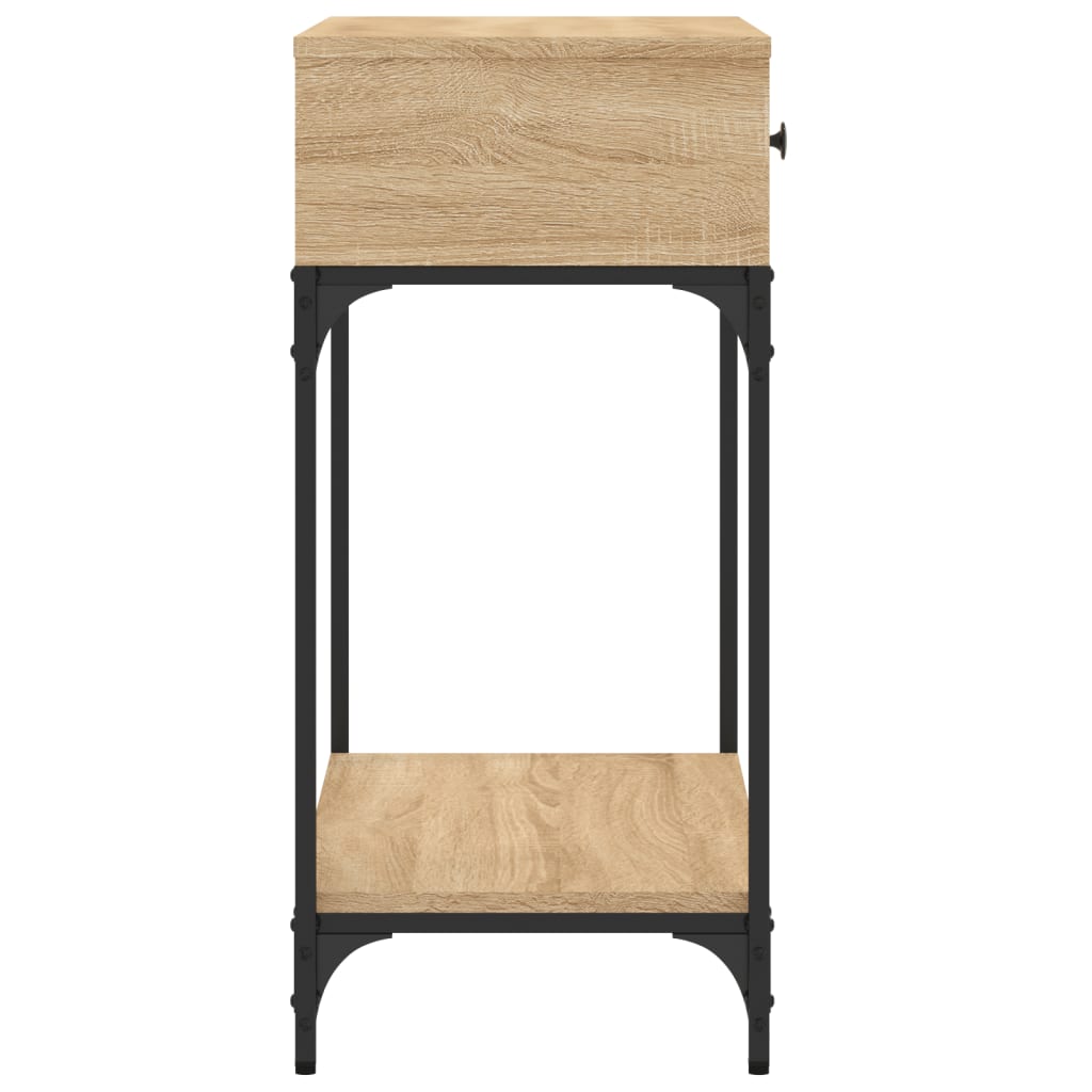 Console Table Sonoma Oak 75x34.5x75 Cm Particleboard