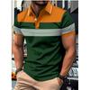 2026 Summer Men's POLO Shirt Casual Fashionable Comfortable Soft Striped Pattern