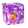 Slow Rising Stress Relief Toy for Reduction Ice Anxiety Halloween Christmas Cube Squeeze Christmas Toy Clear Sensory Holiday Gift