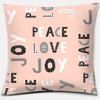 Nordic Modern Pink Series Pillow Gift Home Office Decoration Pillow Bedroom Sofa Car Cushion Cover (45Cm * 45Cm)