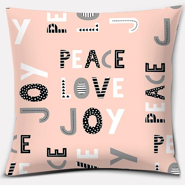 Nordic Modern Pink Series Pillow Gift Home Office Decoration Pillow Bedroom Sofa Car Cushion Cover (45Cm * 45Cm)