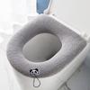 1 Uds. Funda para asiento de inodoro, calentador suave, alfombrilla lavable, cojín para asiento